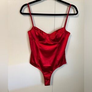 LIKE NEW Princess Polly Scarlet Red Bodysuit